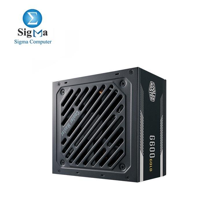 Cooler Master G600 power supply 80 PLUS Gold 600W (MPW-6001-ACAAG). - Main view