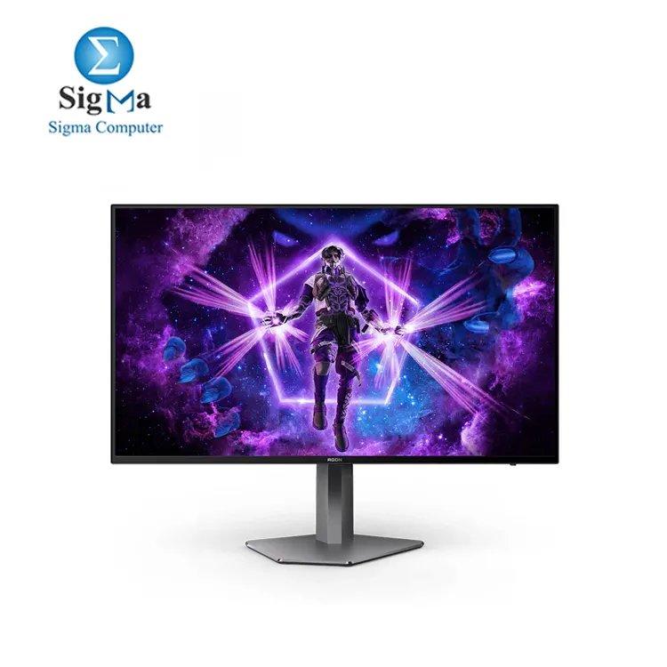 AOC Agon PRO AG276QZD2 27" OLED Tournament Gaming Monitor 2560x1440, 240Hz 0.03ms, G-SYNC, PS5 Xbox Switch Compatible, Glossy, Black - Main view