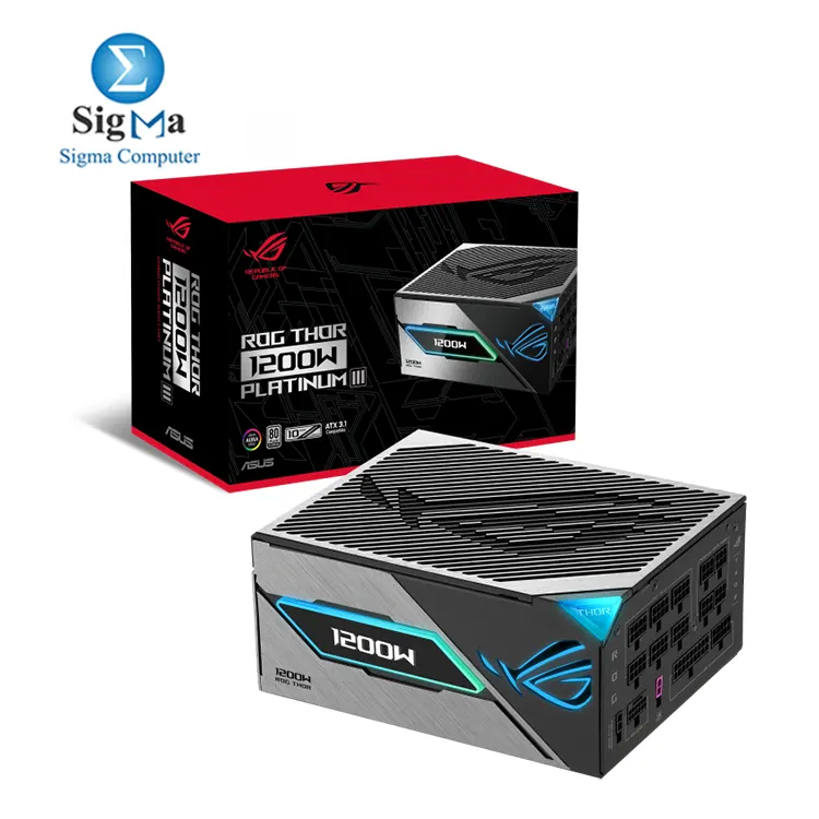 ASUS ROG Thor 1200W Platinum III Power Supply - Main view