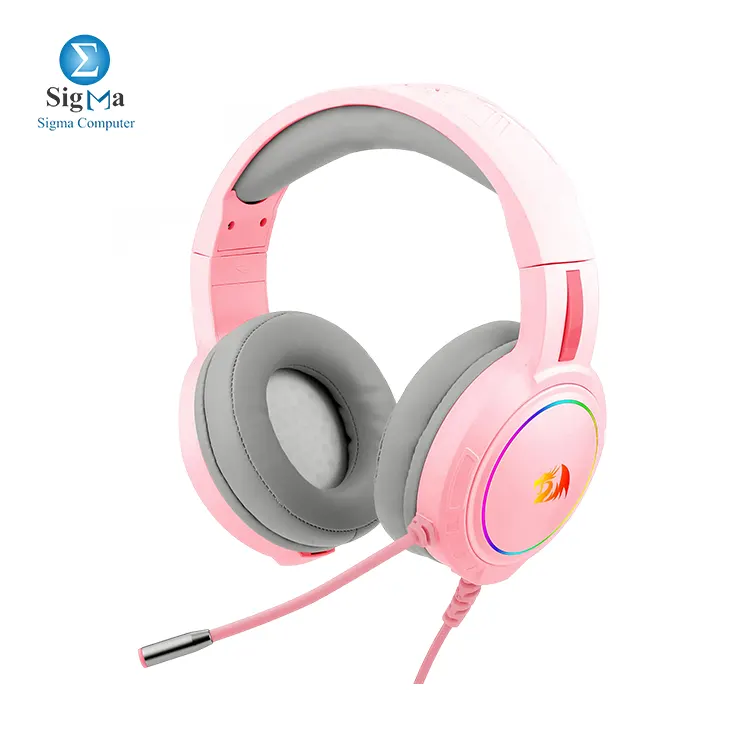 Redragon H270 RGB Wired Gaming Headset PINK - Main view