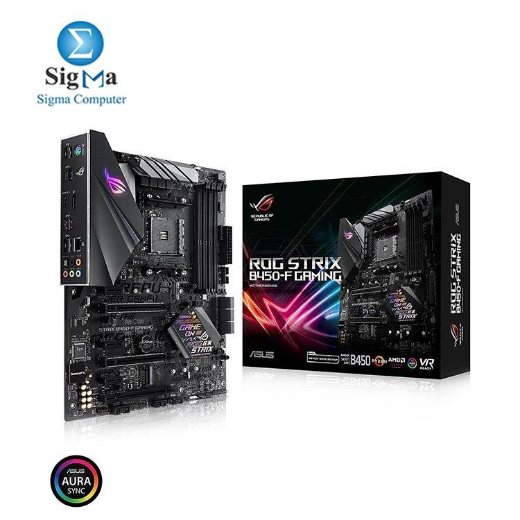 Asus ROG Strix B450-F Gaming RGB LED lighting Motherboard - Main view