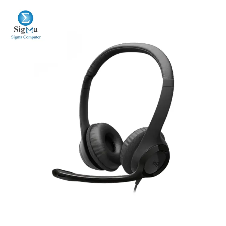 LOGITECH H390 USB-C Wired Headset 981-001576 (Black) - Main view