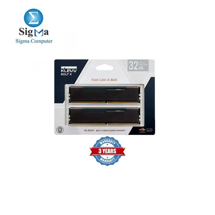 KLEVV Bolt X 32GGB (2X16) DDR4 3200MHz CL 16-18-18-38 - KLEVV