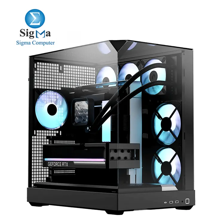 APNX V2 BLACK Mid Tower Case - Main view