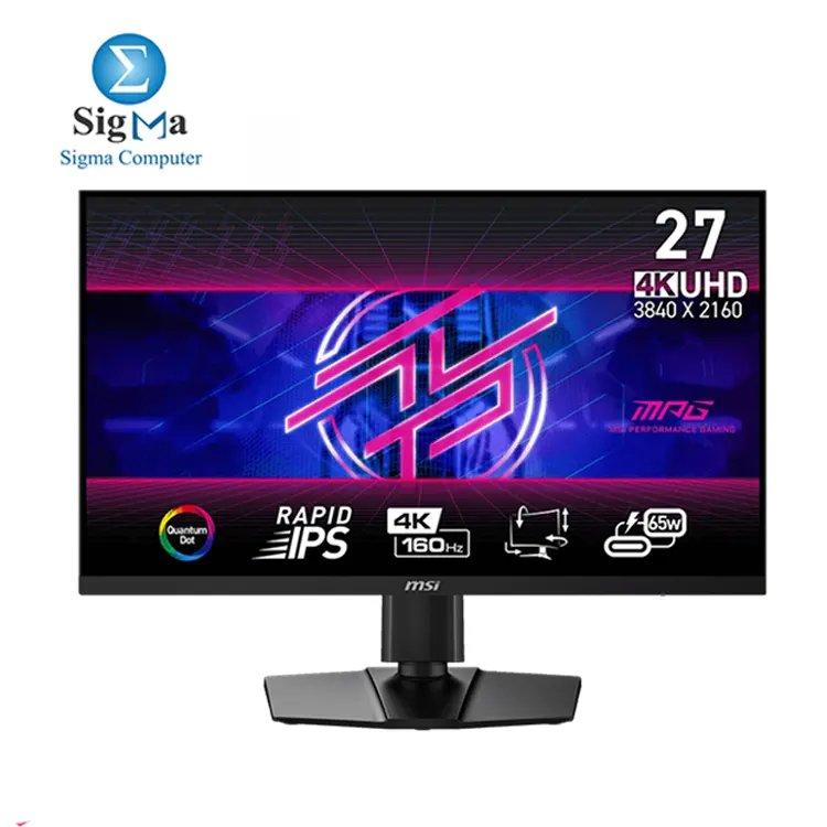 MSI MPG 274URF QD – 27 4K UHD (3840x2160) Rapid IPS, 160Hz, 0.5ms (GtG), HDMI 2.1, DisplayHDR 400, AMD FreeSync Premium, 99% Adobe RGB, Adjustable Stand - Main view