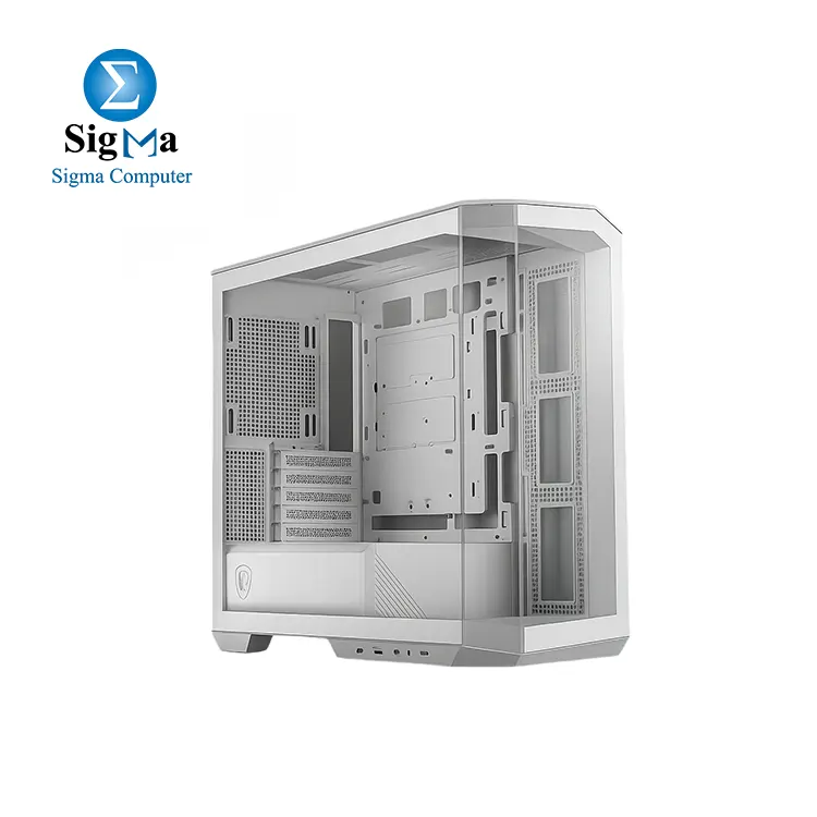 MSI MAG PANO M100L PZ Mid-Tower Case (White) - Main view