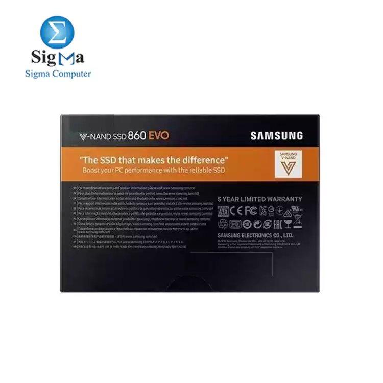 SAMSUNG 860 EVO Series 1TB Internal Solid State Drive (SSD) (MZ-76E1T0B/AM) - Main view