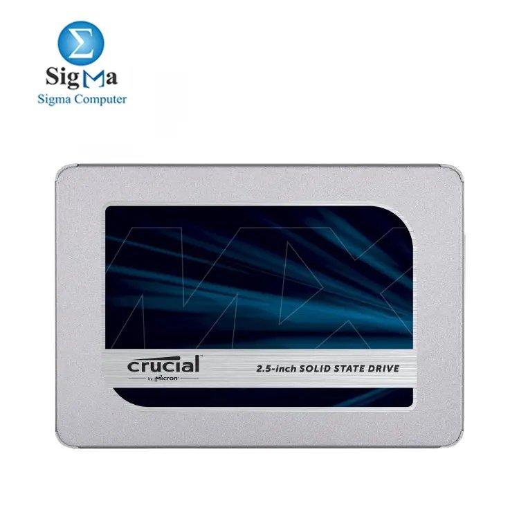 Crucial 1TB Internal SSD 2.5 Inch 7mm SATA 3 - CT1000MX500SSD1 - Main view