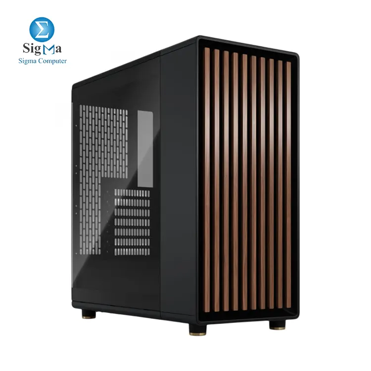 Fractal North Charcoal Black TG Dark ATX Mid Tower Case - Main view