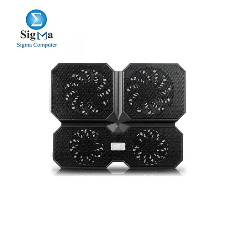 DEEPCOOL Multi Core X6 Cooling Pad Stand with 2 USB & 4 Powered Fans - Main view