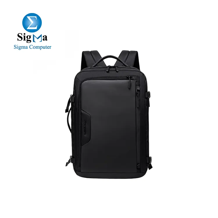 Arctic Hunter B00187 Waterproof Laptop Travel Backpack – Black - Main view