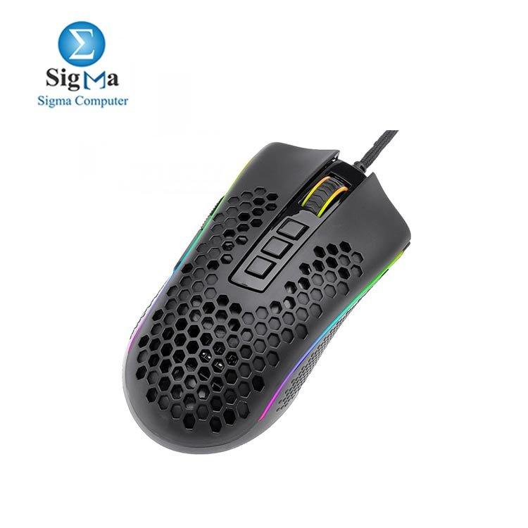 Redragon M808 Storm Lightweight RGB Gaming Mouse 85g Ultralight Honeycomb Shell - Main view