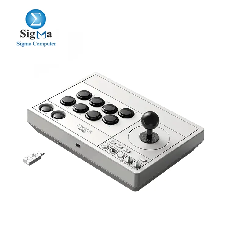 8BitDo Arcade Stick for Xbox White + Game Pass Code - Main view