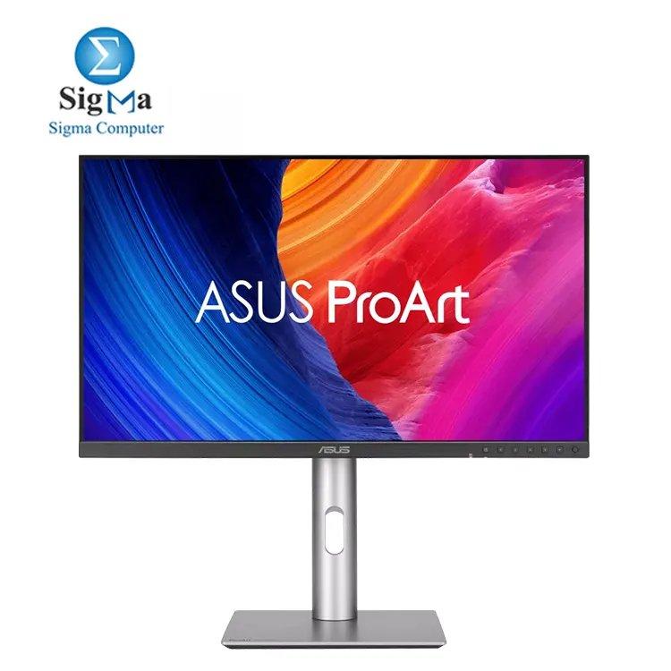 ASUS ProArt Display PA27JCV – 27" 5K (5120x2880) IPS monitor, 99% DCI-P3, ΔE<2, Calman Verified, USB-C 96W PD, HDR500, Auto KVM, Light Sync, Ergonomic stand. - Main view