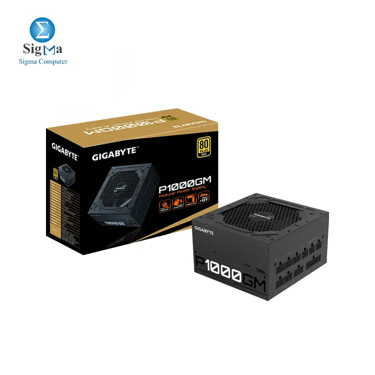 GIGABYTE P1000GM 80 Plus Gold Fully Modular PSU - Main view