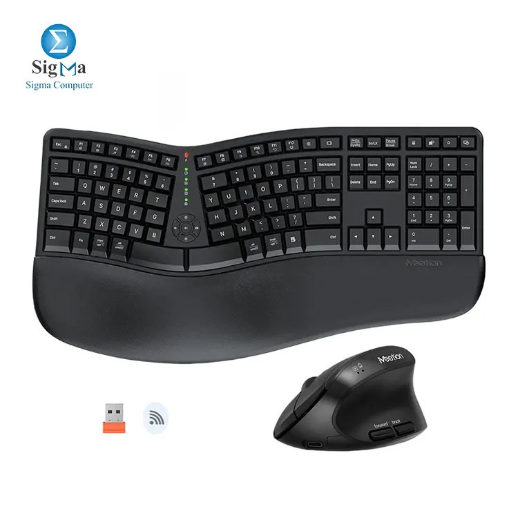 MEETION Director C Wireless Ergonomic Keyboard And Mouse Combo - Main view