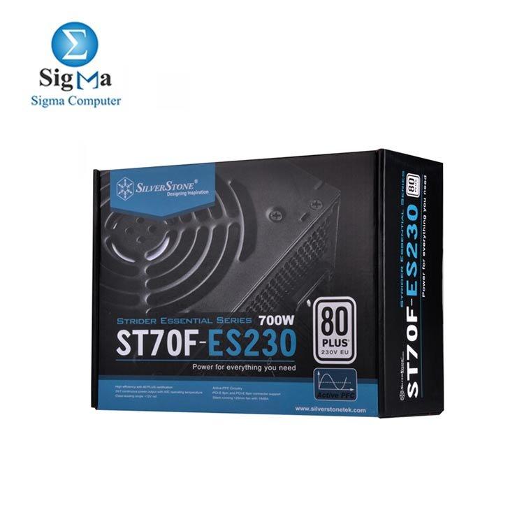 SilverStone 80 PLUS 230V EU 700W ATX power supply ST70F-ES230 SST-ST70F-ES230 - Main view