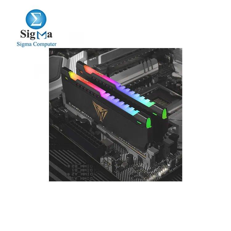 Patriot Viper Steel RGB DDR4 RAM 8GB (1X8GB) 3200MHz CL18 UDIMM