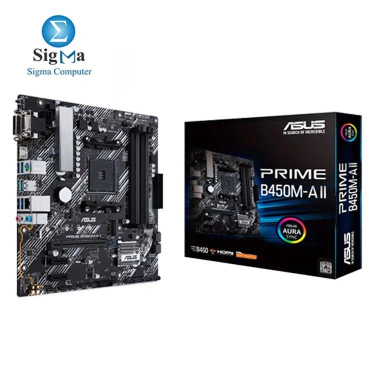 ASUS PRIME B450M-A II Socket AM4 Motherboard - Main view