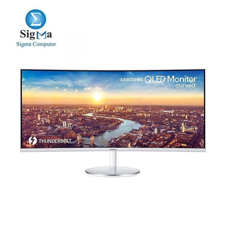 Samsung LC34J791WTUXEN 34 Curved Ultra Wide LED Monitor - UWQHD 4(GTG) - 3440 x 1440, 100Hz, Freesync - Main view
