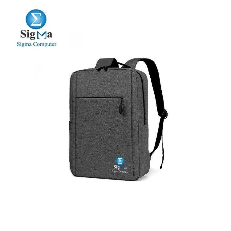 Sigma laptop Backpack For School and Travel Bag (Gray) - Main view