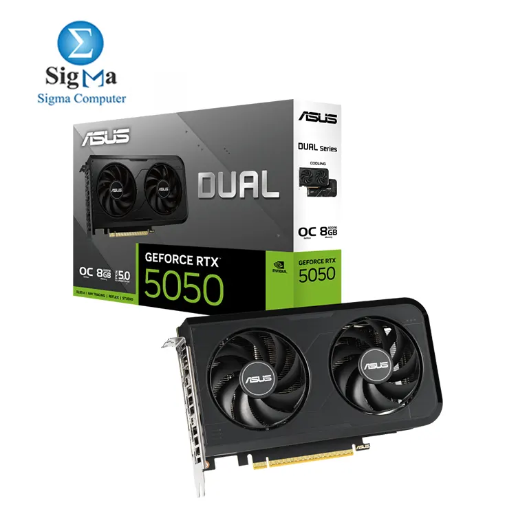 ASUS Dual GeForce RTX 5050 8GB GDDR6 OC Edition - Main view