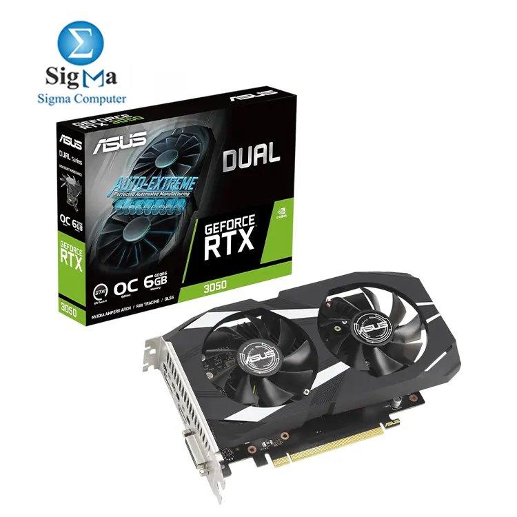 ASUS Dual GeForce RTX 3050 OC Edition 6GB GDDR6 - Main view