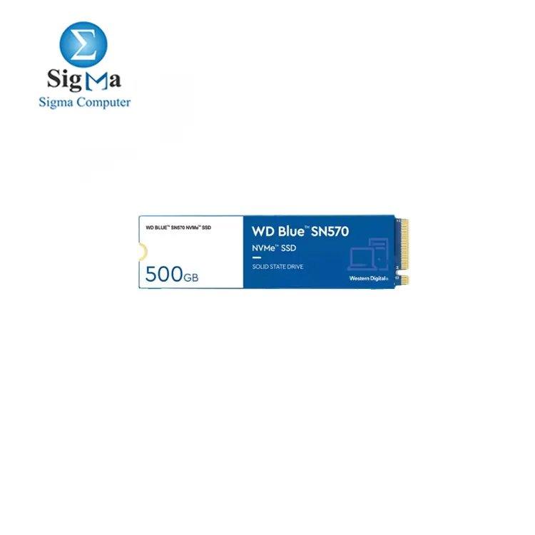 Western Digital 500GB Blue SN570 NVMe™ SSD PCIe Gen3 x4 up to 3500 MB/S. - Main view