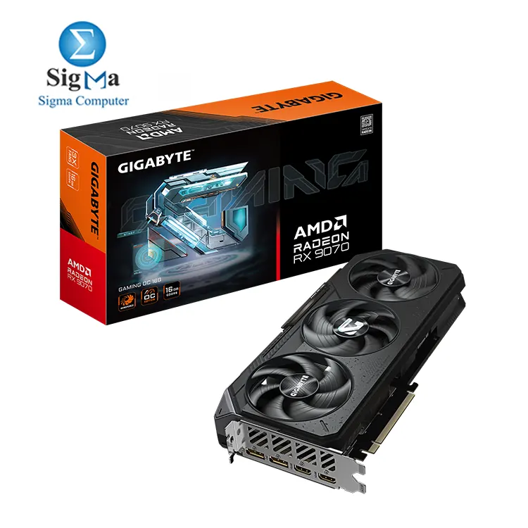 Gigabyte Radeon RX 9070 GAMING OC 16G - Main view