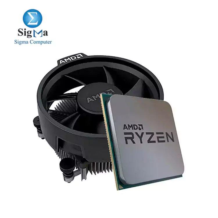 CPU-AMD-RYZEN 3-4100 4 Core/8 Threads 3.8 GHz (4.0 GHz Turbo) Socket AM4 (TRAY+FAN) Processor - Main view