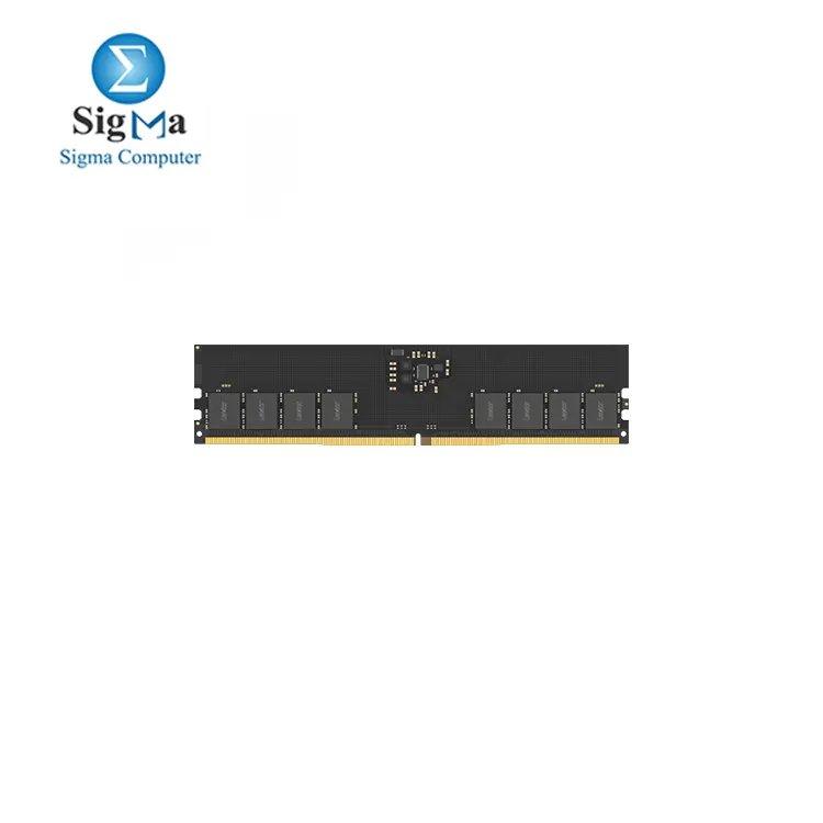 Lexar UDIMM 16GB DDR5 RAM 5600 MHz, 288-Pin DDR5 UDIMM Computer RAM, High-Performance Gaming DRAM U-DIMM for PC Memory/Computer Memory, 1.1V, CL46-45-45-90 (LD5U16G56C46ST-BGS) - Main view