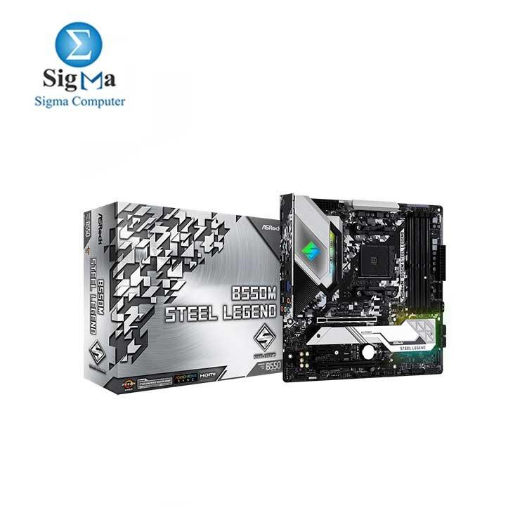 Asrock B550M Steel Legend - Main view