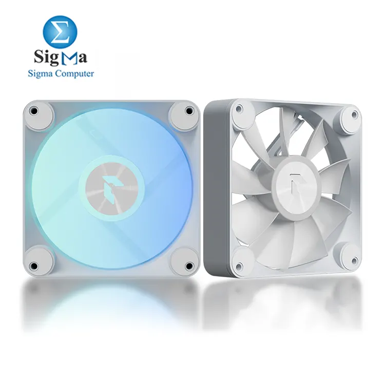 APNX FP1-R 120mm Reverse PWM ARGB White (30mm Design)(1600 RPM)(62.9 CFM) (Tray Version) - Main view