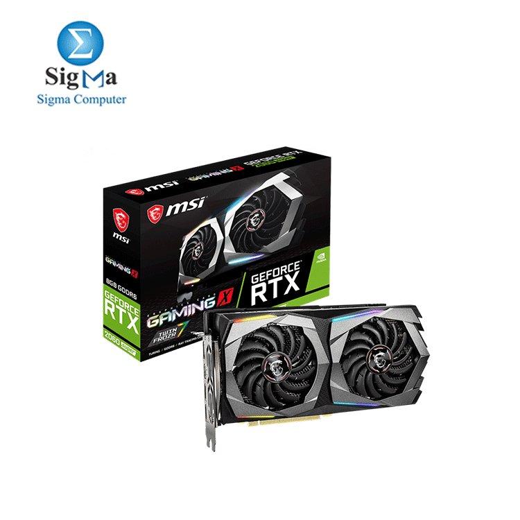 MSI GeForce RTX 2060 8GB GDDR6 SUPER GAMING X - Main view