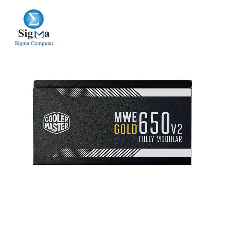 COOLER MASTER MWE 650W - V2 FULL MODULAR 80 PLUS GOLD ATX POW00ER SUPPLY UNIT - Main view