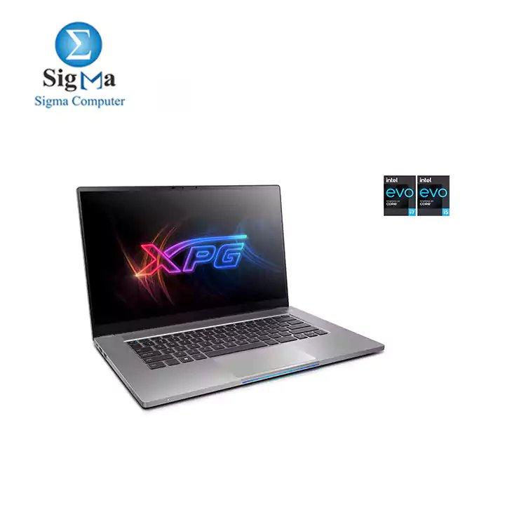 XPG XENIA Xe GAMING LIFESTYLE ULTRABOOK Intel EVO Core i5-1135G7 - 8GB LPDDR4x-4266MHz - S50 LITE 1TB PCIe Gen 4x4 NVMe - 15.6 Touch screen with Corning Full HD IPS - win10 - Main view