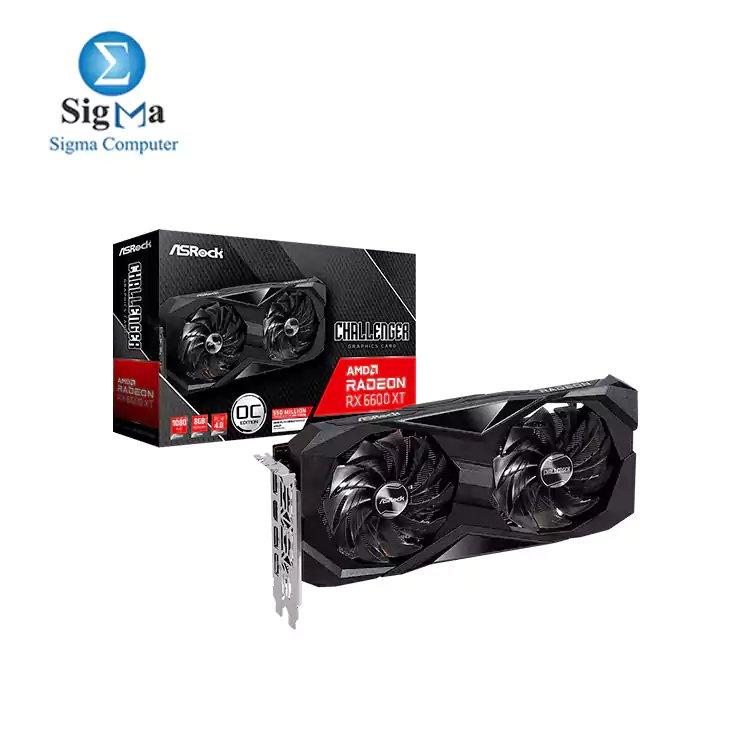 ASROCK AMD Radeon RX 6600 XT Challenger D 8GB OC GDDR6 - Main view