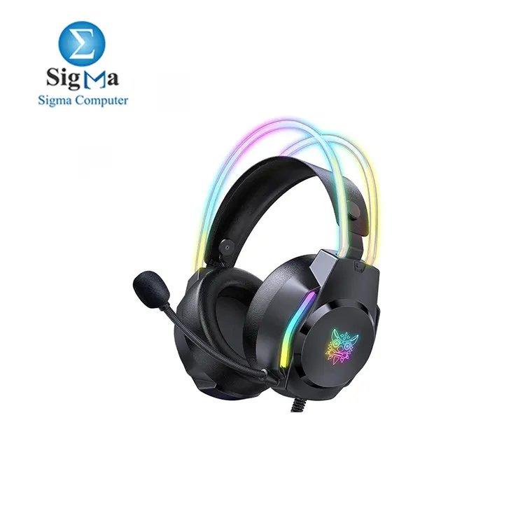 ONIKUMA X26 Head-mounted Earphone RGB Light, Noise Reduction Wired Headphone - Main view