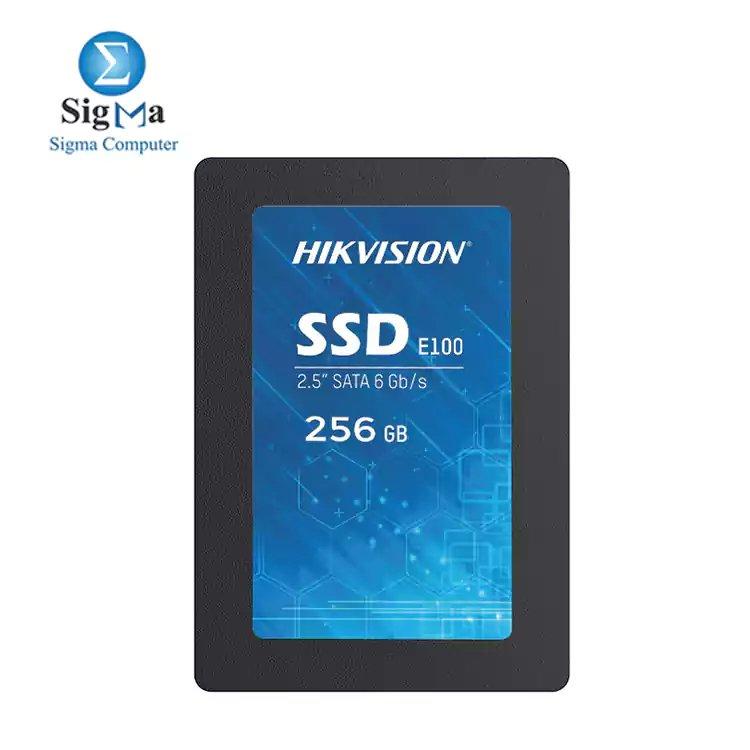 HikVision E100 256GB 2.5 SATA SSD with up to 550MB s read 500MB s write speeds 3D NAND - Main view