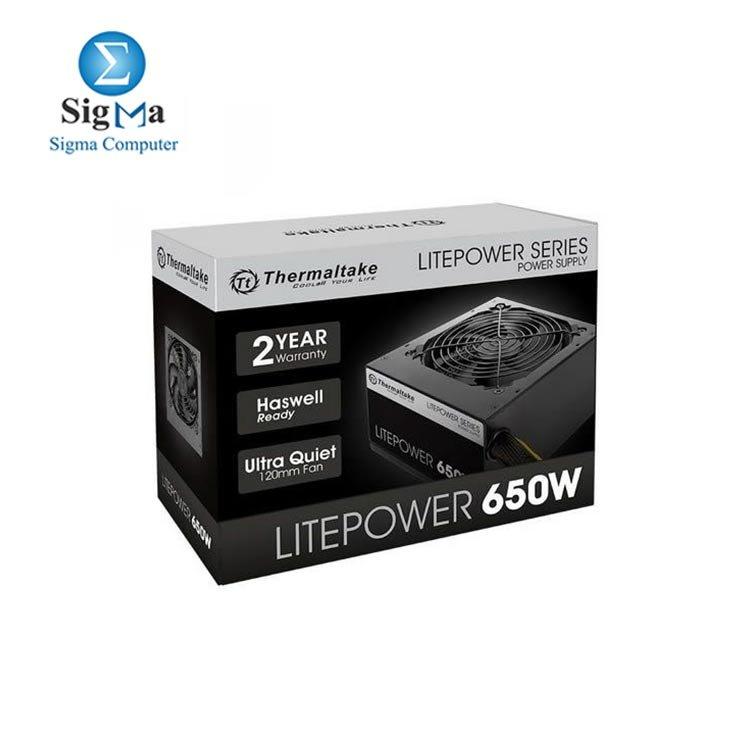 Thermaltake Litepower 650W Power Supply - Main view