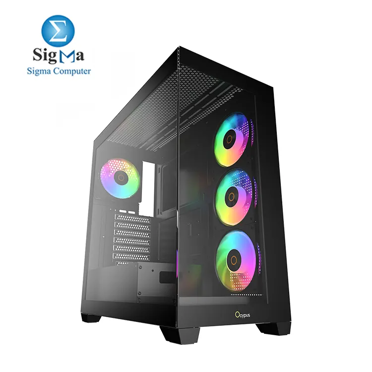 Ocypus Gamma C72 Black ARGB 7FANS - Main view