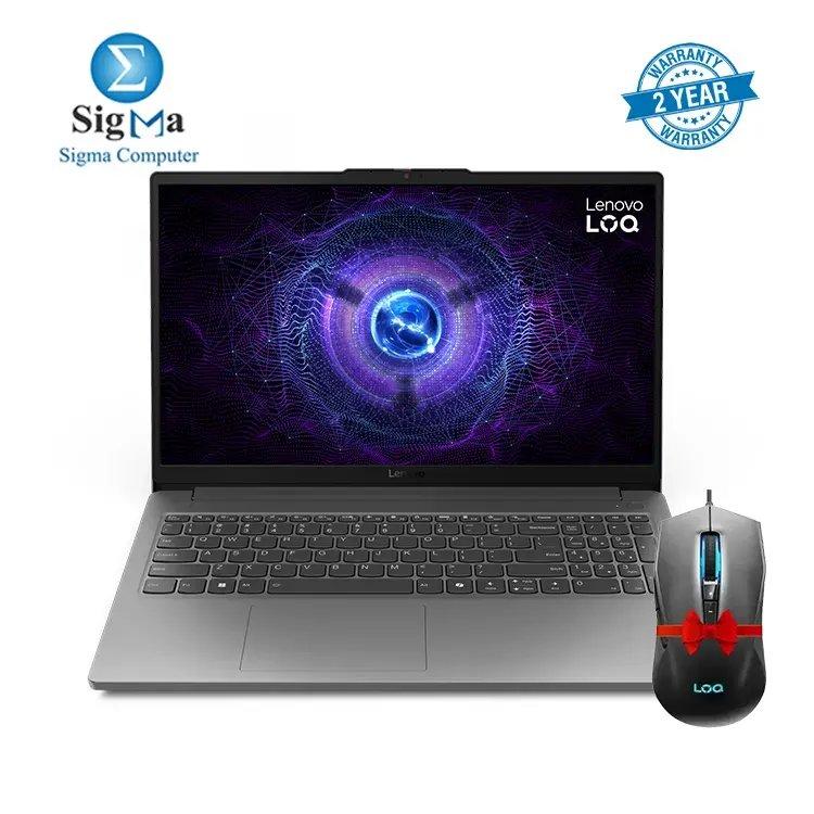 Lenovo LOQ essential 15IAX9E 83LK0070ED Intel Core i5-12450HX - NVIDIA GeForce RTX 3050 6GB - 16GB DDR5 4800Mhz - 512GB M.2 - 15.6 FHD IPS 144Hz 100 sRGB - Dos - Main view