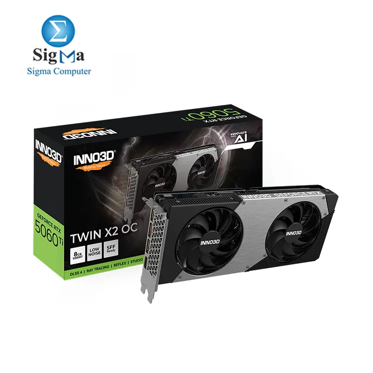 INNO3D GeForce RTX 5060 Ti 8G TWIN X2 OC - Main view