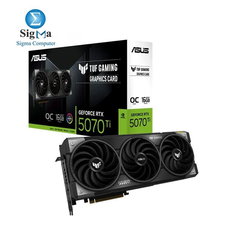 ASUS TUF Gaming GeForce RTX 5070 Ti 16GB GDDR7 OC Edition - Main view