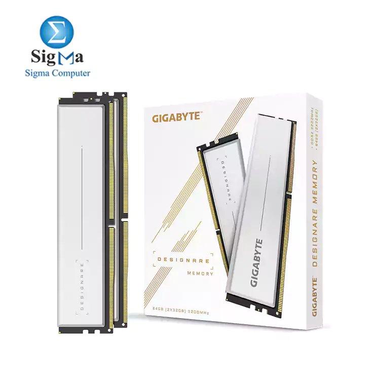GIGABYTE DESIGNARE Memory 64GB (2x32GB) 3200MHz DDR4 - Main view