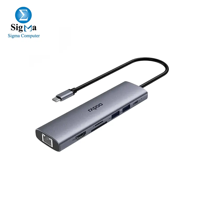 RAPOO XD71 USB-C HUB 7-IN-1 MULTI FUNCTION - Main view