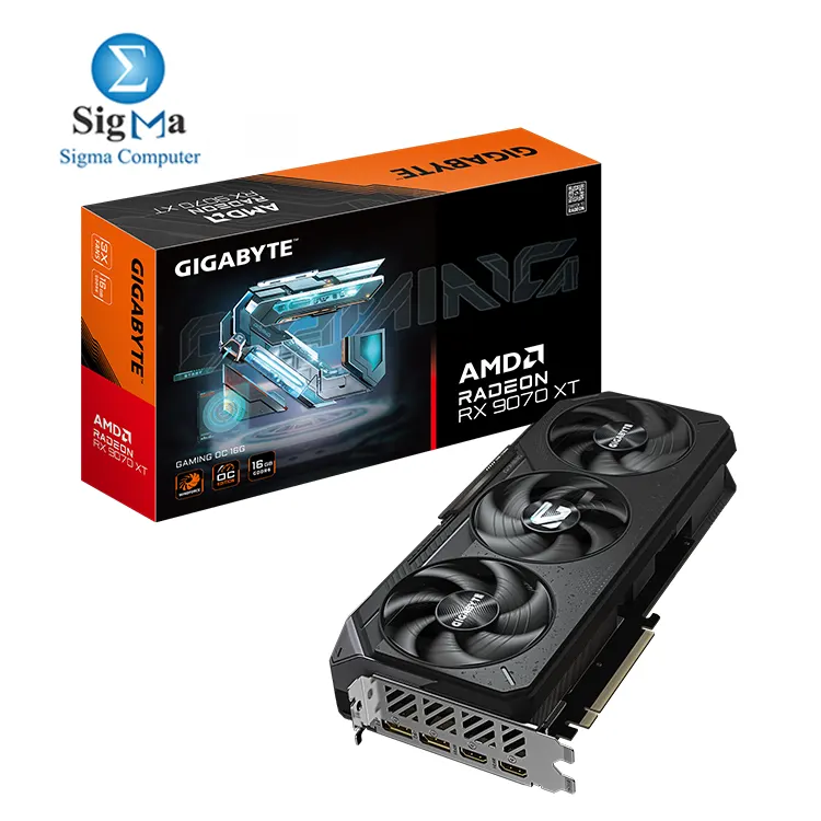 Gigabyte Radeon RX 9070 XT GAMING OC 16G - Main view