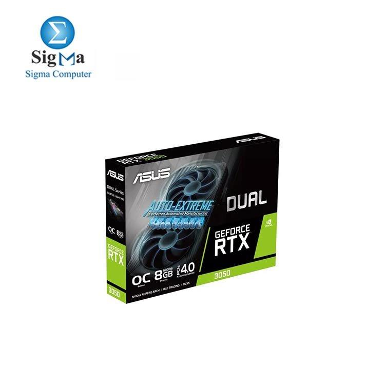 ASUS Dual GeForce RTX 3050 OC Edition 8GB GDDR6 - Main view