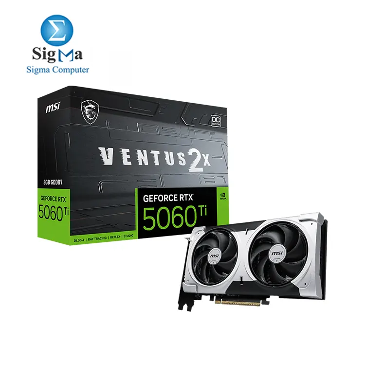 MSI GeForce RTX 5060 Ti 8G VENTUS 2X OC PLUS - Main view
