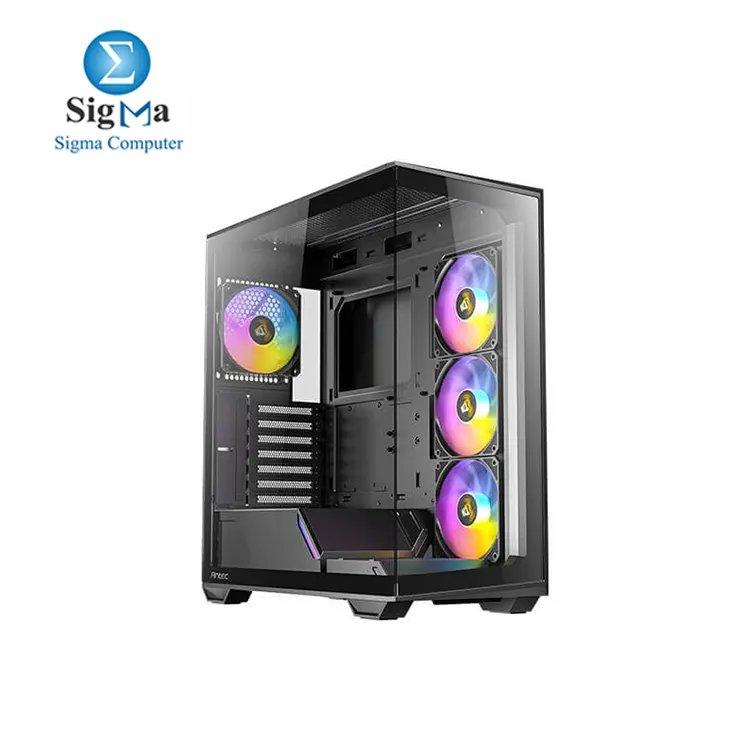 Antec C3 ARGB Black Mid-Tower ATX PC Case - Main view
